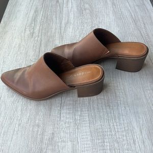Cognac Colored Madden Girl Booties size 6